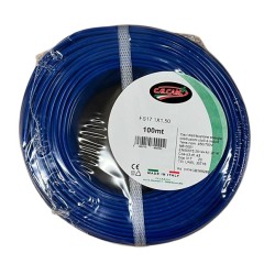 100mt Cavo Elettrico FS17 450/750V Unipolare 1X1.5mm Colore Blu Made FS17150-05