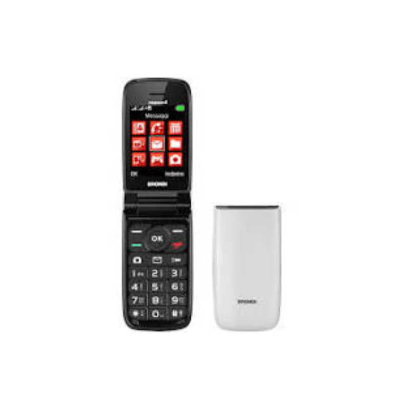 ⭐CELLULARE BRONDI MAGNUM 4 2.8" DUAL SIM WHITE SENIOR PHONE