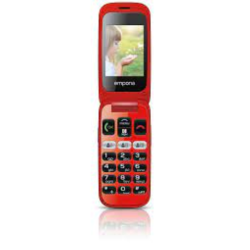 ⭐CELLULARE EMPORIA ONE 2.4" 2G BLACK RED SENIOR PHONE