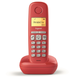 ⭐CORDLESS GIGASET A170 DECT RUBRICA RED
