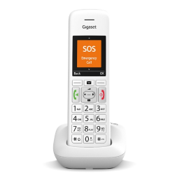 ⭐CORDLESS GIGASET E390 TELEFONO TASTI GRANDI VIVAVOCE WHITE