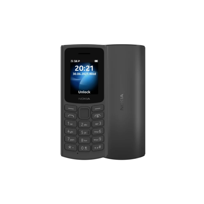 ⭐CELLULARE NOKIA 105 1.8" DUAL SIM 4G BLACK ITALIA SENIOR PHONE