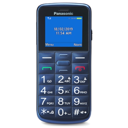 ⭐CELLULARE PANASONIC 1.77" EASY PHONE DUAL SIM BLUE ITALIA KX-TU110EXC