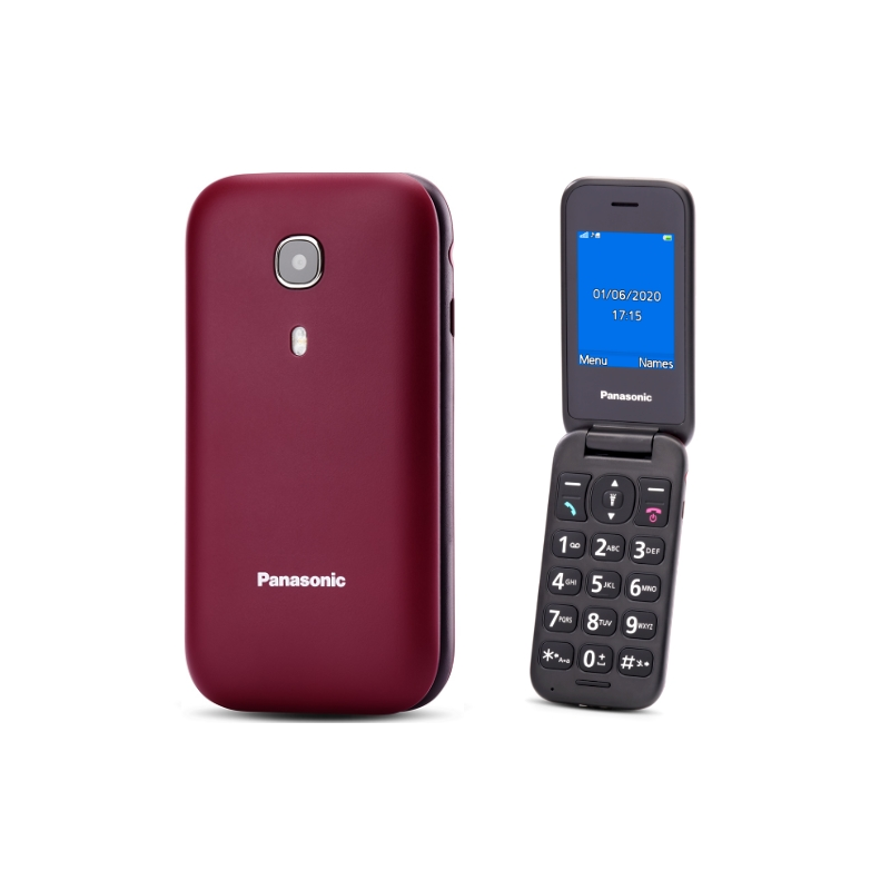 ⭐CELLULARE PANASONIC 2.4" EASY PHONE BLUETOOTH TASTO SOS RED ITALIA SENIOR PHO