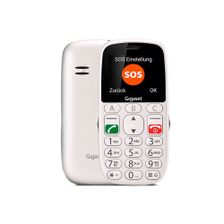 ⭐CELLULARE GIGASET GL390 2.2’’ DUAL SIM WHITE PEARL SENIOR PHONE