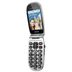 ⭐CELLULARE BRONDI AMICO COMFORT DUAL SIM BLACK ITALIA SENIOR PHONE