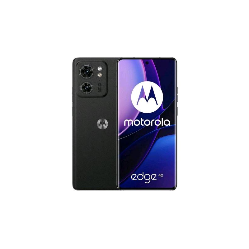 ⭐SMARTPHONE MOTOROLA EDGE 40 6.55" 256GB RAM 8GB DUAL SIM 5G JET BLACK ITALIA
