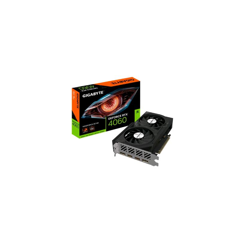 ⭐GIGABYTE GEFORCE RTX 4060 WINDFORCE OC 8GB GDDR6 DLSS 3 2*HDMI/2*DP PCI EX 4.