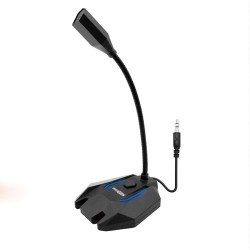 Microfono da Tavolo Flessibile per Lavoro, Video Chat Online e Gaming VH820128