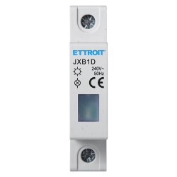 ETTROIT Indicatore Luminoso Modulare 230V Bianco Occupa 1 Modulo DIN L JXB1D-01