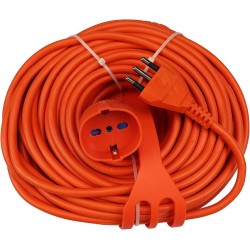 Prolunga Elettrica Lineare Colore Arancione 10M 3X1.5mm Spina Italiana AP533965