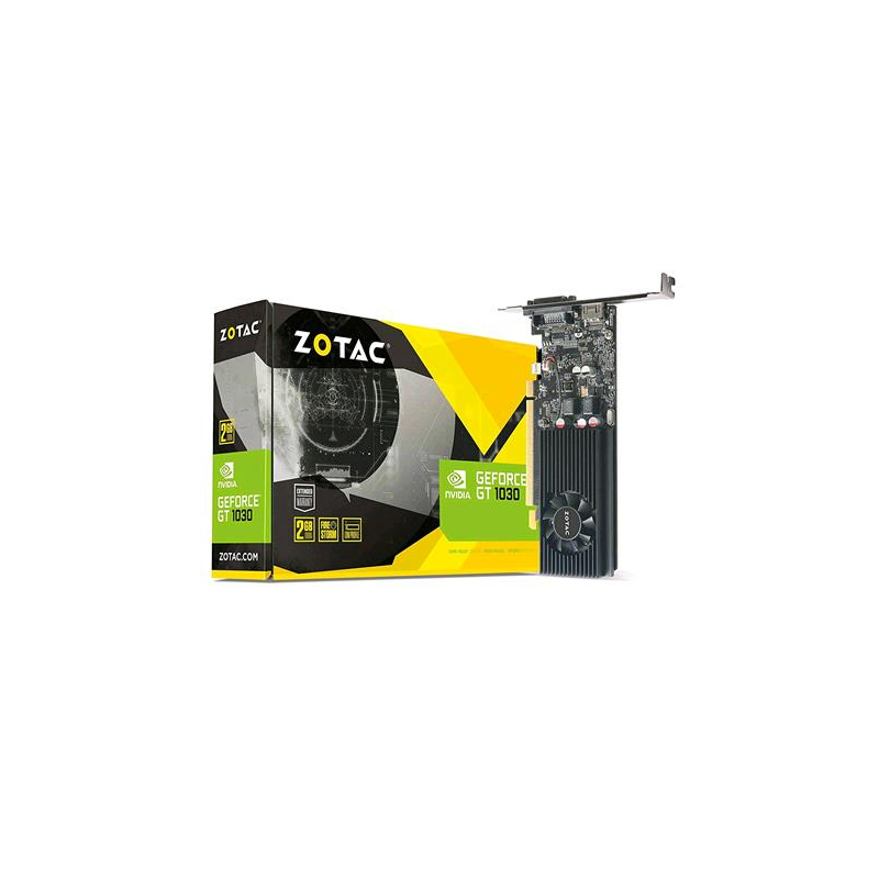⭐ZOTAC GEFORCE GT 1030 ZT-P10300A-10L 2GB GDDR5 DVI/HDMI PCI EX 3.0 16X