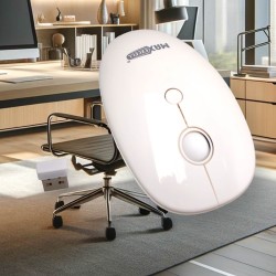 Mouse Wireless da Ufficio Lavoro Navigare Mouse Senza Filo con Design VH870009W