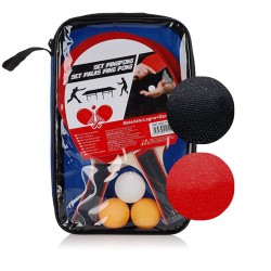 Confezione Ping Pong 2 Racchette in Legno piu 3 Palline Set Tennis da AD341151