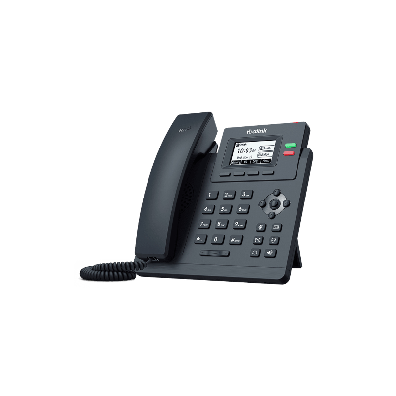⭐YEALINK SIP-T31P TELEFONO IP LCD VOIP 2XLAN 10/100 POE VOCE HD 1XRJ9 2 LINEE