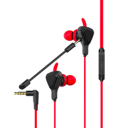 ⭐AURICOLARI GAMING CELLY EARPHONES 3.5MM BLACK RED