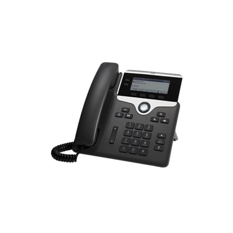 ⭐CISCO IP PHONE 7821 - TELEFONO VOIP - SIP, SRTP - 2 RIGHE - RINNOVATO