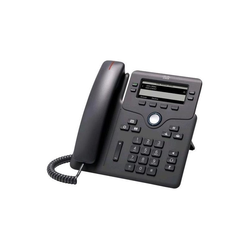 ⭐CISCO IP PHONE 6851 TELEFONO VOIP SIP SRTP 4 LINEE 2 X RETE (RJ-45) POE