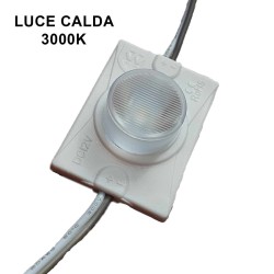 10 Modulo Mattone LED 12V 1,5W 190 Lumen Bianco 3000K IP67 Angolo Luce ML1510C