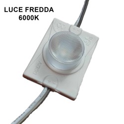 10 Modulo Mattone LED 12V 1,5W 190 Lumen Bianco 6000K IP67 Angolo Luce ML1510F