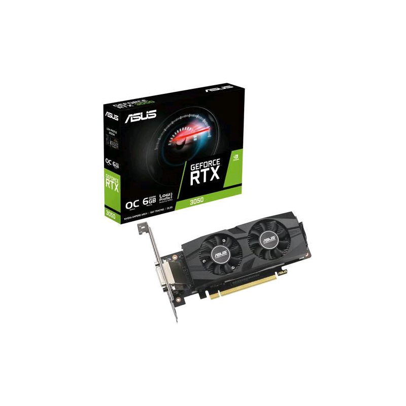 ⭐ASUS GEFORCE RTX 3050 LP BRK OC EDITION NVIDIA 6 GB GDDR6 DUAL FAN PCI EXPRES