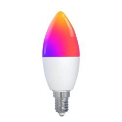 Lampadina Matter LED Wifi Smart Multicolore RGB Dimmerabile E14 6W 470L MU11406