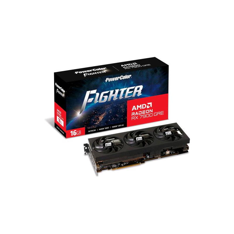 ⭐POWERCOLOR RADEON RX 7900 GRE FIGHTER 16GB GDDR6 HDMI/3*DISPLAYPORT PCI EX 4.