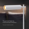 Lampada LED da Tavolo Magnetica 3W Ricaricabile con USB C Touch Dimmera JF23041