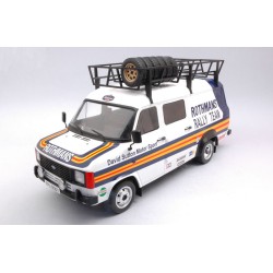IXO MODEL FORD TRANSIT MK II ROTHMANS WITH ROOF ACCESORIES 1:18 MODELLINO AUTO R