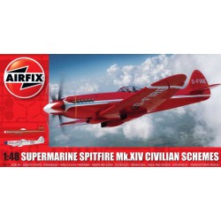 AIRFIX SUPERMARINE SPITFIRE MKXIV RACE SCHEMES KIT 1:48 MODELLINO KIT AEREI AIRF