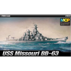 ACADEMY NAVE USS MISSOURI BB-63 KIT 1:700 MODELLINO KIT NAVI ACADEMY SCALE VARIE