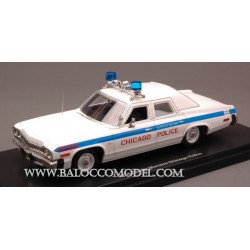 AUTO WORLD DODGE MONACO CHICAGO POLICE 1974 1:43 MODELLINO FORZE DELL'ORDINE AUT