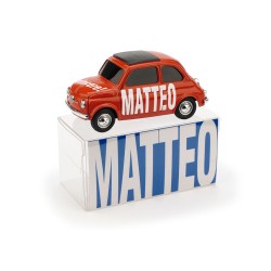 BRUMM FIAT 500 MATTEO VINCERE! 1:43 MODELLINO MODELLI SPECIALI BRUMM SCALA 1:43