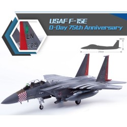 ACADEMY USAF F-15E D-DAY 75th ANNIVERSARY KIT 1:72 MODELLINO KIT AEREI ACADEMY S
