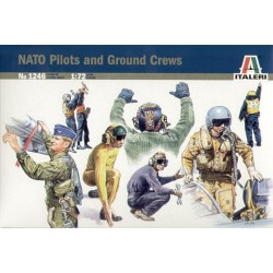 ITALERI NATO PILOTS AND GROUND CREW KIT 1:72 MODELLINO KIT FIGURE MILITARI ITALE