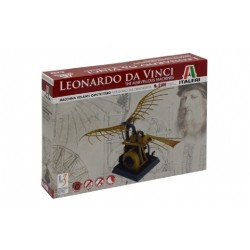 ITALERI MACCHINA VOLANTE (ORNITOTTERO) LEONARDO DA VINCI KIT cm 24x10x15 MODELLI