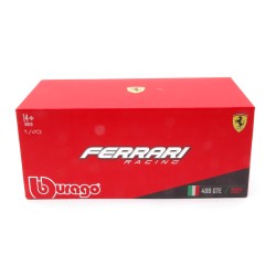 BURAGO FERRARI 488 GTE V8 TEAM RISI N.62 24h DAYT.2017 VIL.-FISICH.-CALADO 1:43