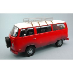 GREENLIGHT VW BUS T2B 1973 "FIELD OF DREAMS" (1989) RED/WHITE 1:18 MODELLINO MOV