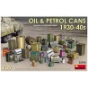 MINIART OIL & PETROL CANS 1930-40s KIT 1:35 MODELLINO KIT DIORAMI MINIART SCALA