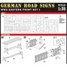 MINIART GERMAN ROAD SIGNS WW2 EASTERN FRONT SET 1 KIT 1:35 MODELLINO KIT DIORAMI