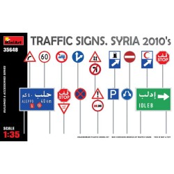 MINIART TRAFFIC SIGNS SYRIA 2010s KIT 1:35 MODELLINO KIT DIORAMI MINIART SCALA 1