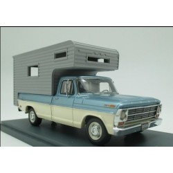 NEO SCALE MODELS FORD F100 1968 CAMPER 1:43 MODELLINO CAMPERS-ROULOTTES NEO SCAL