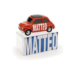 BRUMM FIAT 500 MATTEO VINCERE! 1:43 MODELLINO MODELLI SPECIALI BRUMM SCALA 1:43