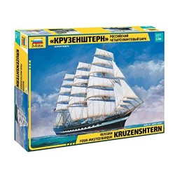 ZVEZDA KRUSENSTERN "SAILING SHIP" KIT 1:200 MODELLINO KIT NAVI ZVEZDA SCALE VARI