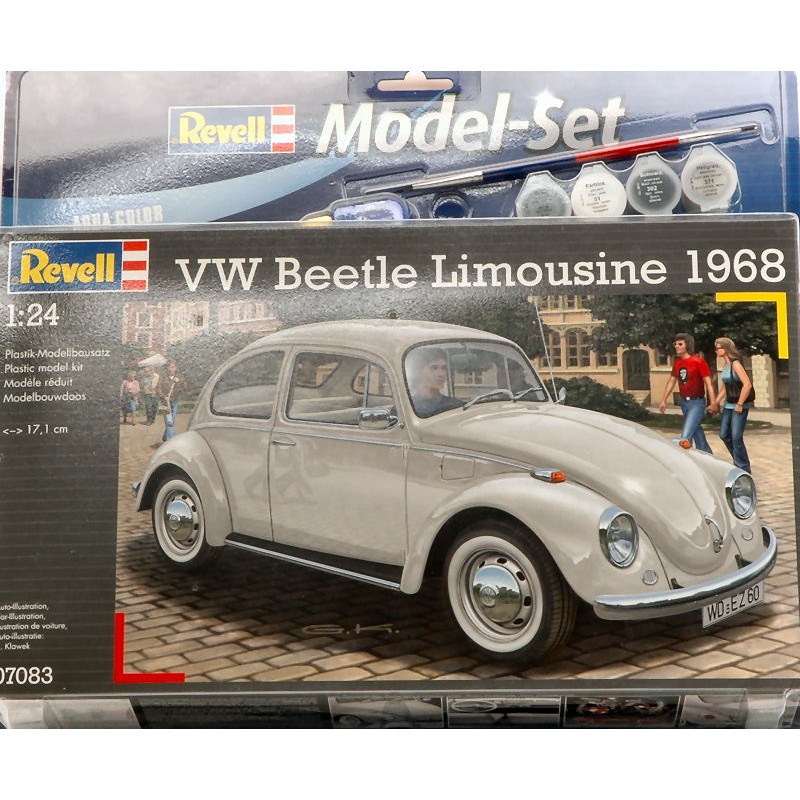 REVELL VW BEETLE LIMOUSINE 68KIT MODEL SET 1:24 MODELLINO KIT AUTO REVELL SCALA