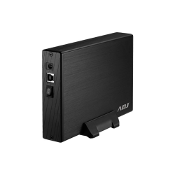 ADJ BOX 3.5" SATA TO USB 3.0 MAX 8TB ALLUMINIO BLACK 120-00027