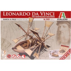 ITALERI BARCA A PALE LEONARDO KIT cm 19,7 MODELLINO KIT ART.VARI ITALERI SCALE V