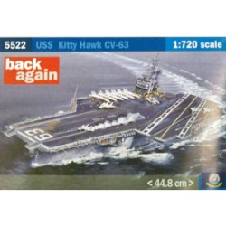 ITALERI USS KITTY HAWK CV-63 KIT 1:720 MODELLINO KIT NAVI ITALERI SCALE VARIE