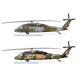 ITALERI ELICOTTERO UH-60/MH-60 BLACK HAWK KIT 1:72 MODELLINO KIT ELICOTTERI ITAL