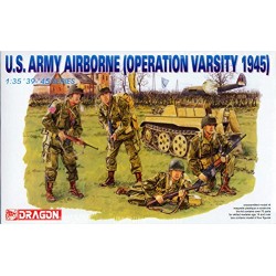 DRAGON US ARMY AIRBORNE 1945KIT 1:35 MODELLINO KIT FIGURE MILITARI DRAGON SCALA